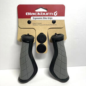 Blackburn Ergonomic Bike Grips - Relieves Pressure On Hands & Wrist, NEW